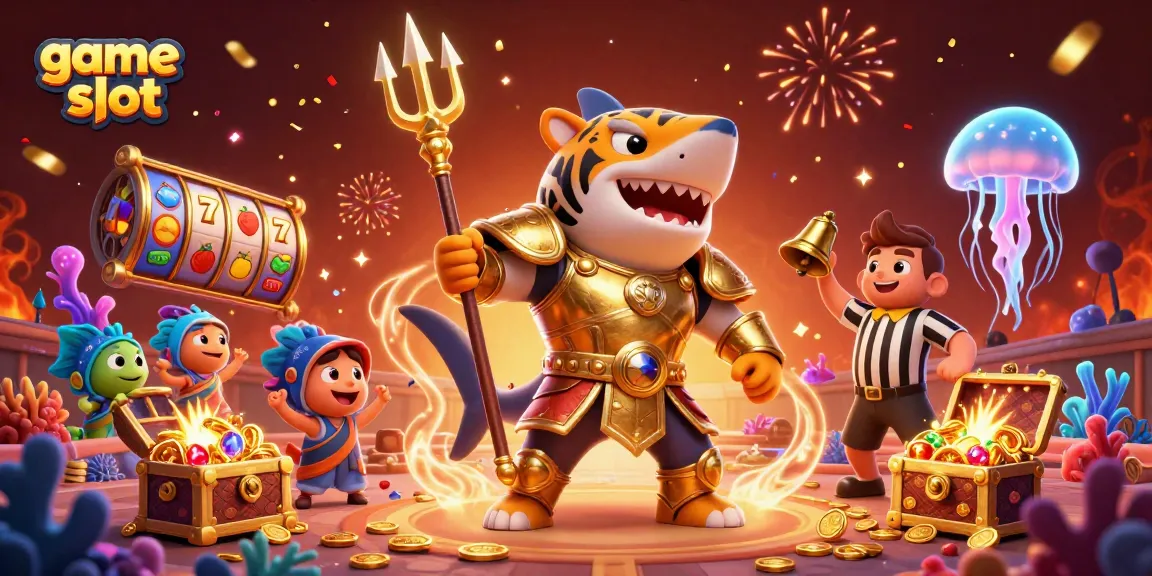 Spin and win with game slot in an underwater colosseum featuring exciting characters and vibrant elements.