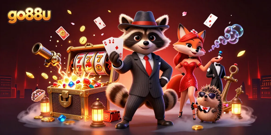 Experience thrilling gameplay with go88u's illuminated slots and dynamic characters.