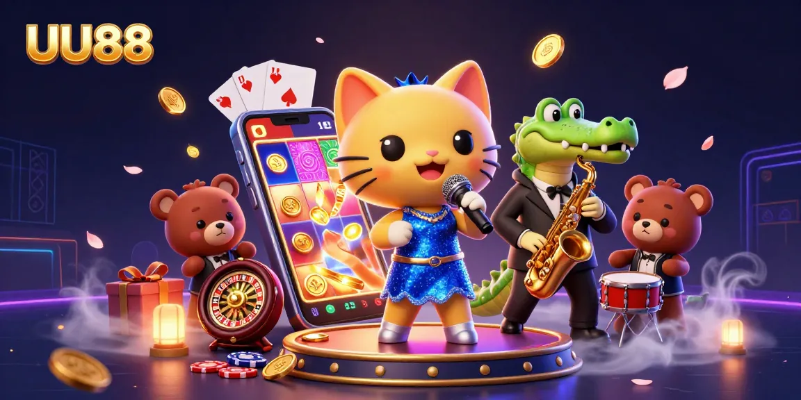 Engage in thrilling gameplay at UU88 with dynamic 3D casino characters and interactive elements.